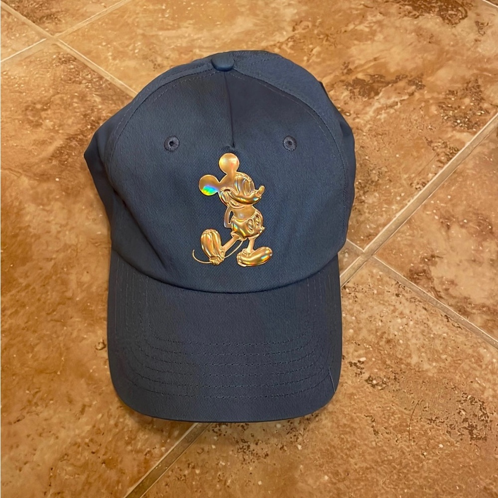 Walt Disney World 50th Anniversary EARidescent Blue Mickey Mouse Baseball Hat